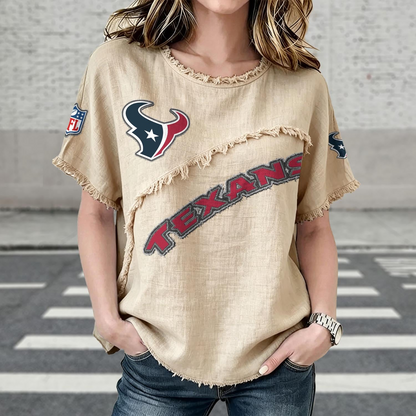 HOU x NFL Women’???s Vintage O-Neck 2905 DatND DVT
