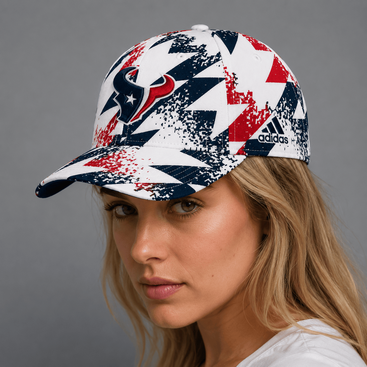 HT Premium NFL Sports Fan Geometric Pattern Baseball Cap