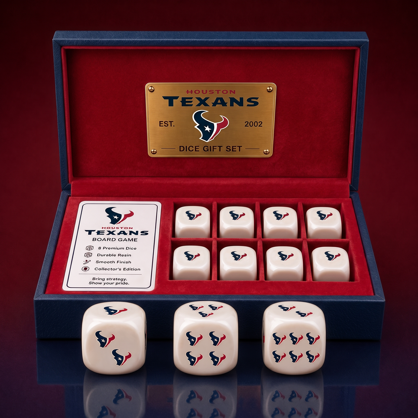 HT_Premium NFL Personalized Dice Gift Box