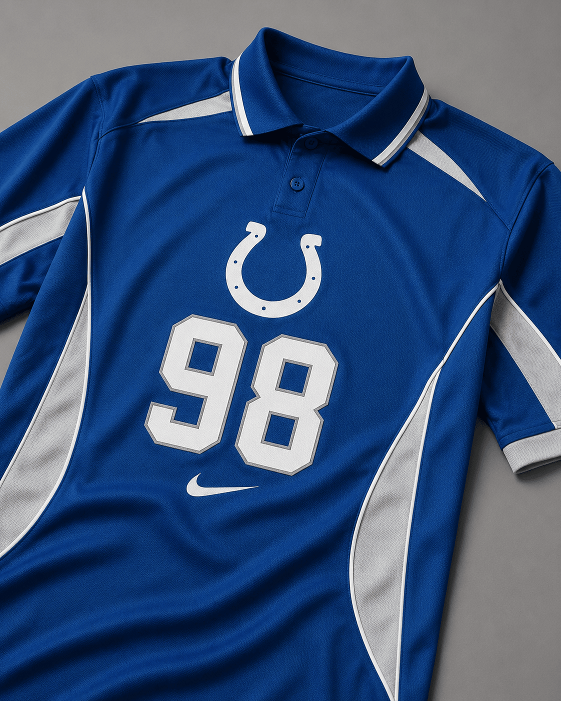 IC Premium NFL Custom Number Sports Style Polo Shirt