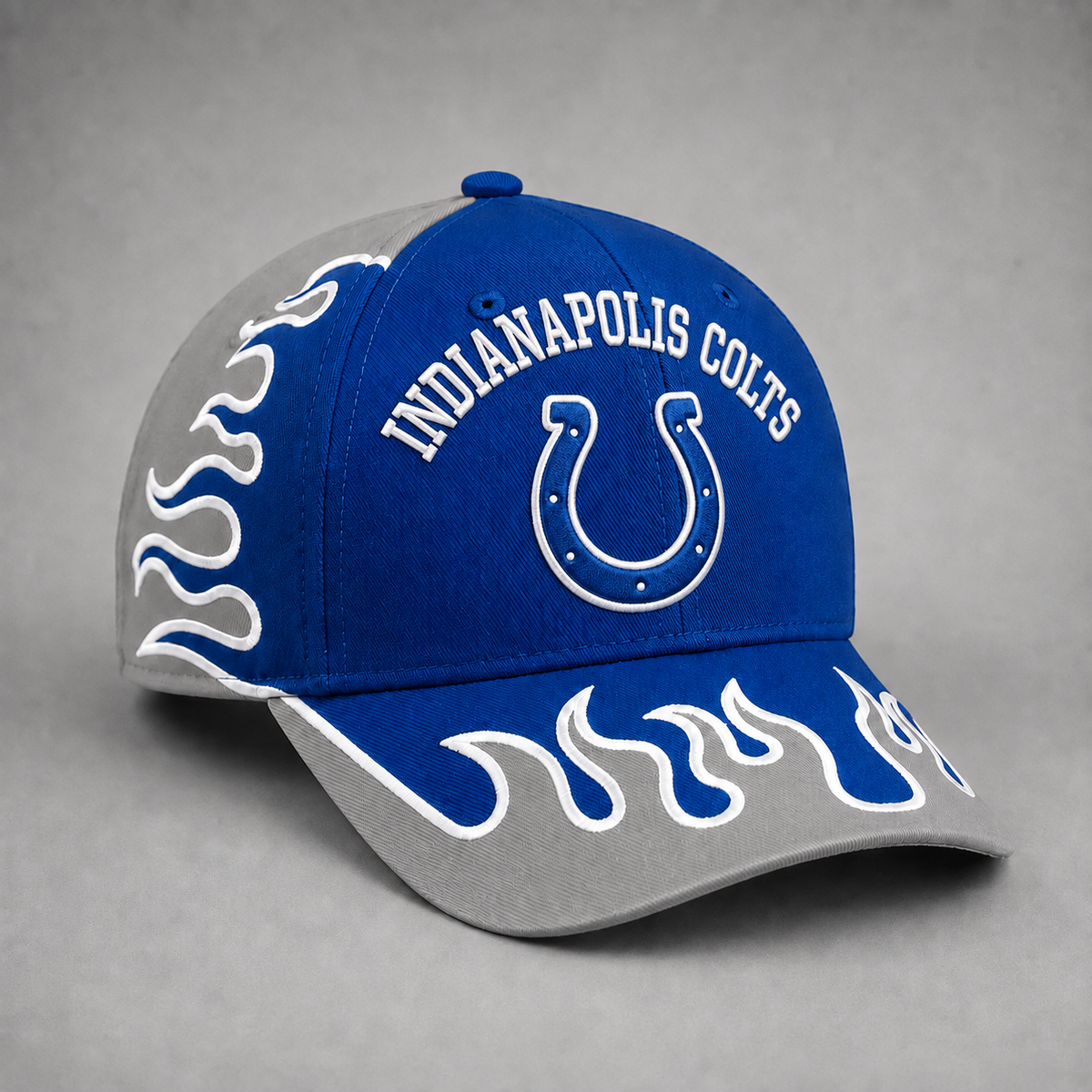 IC Premium NFL Flame Curved Brim Baseball Cap
