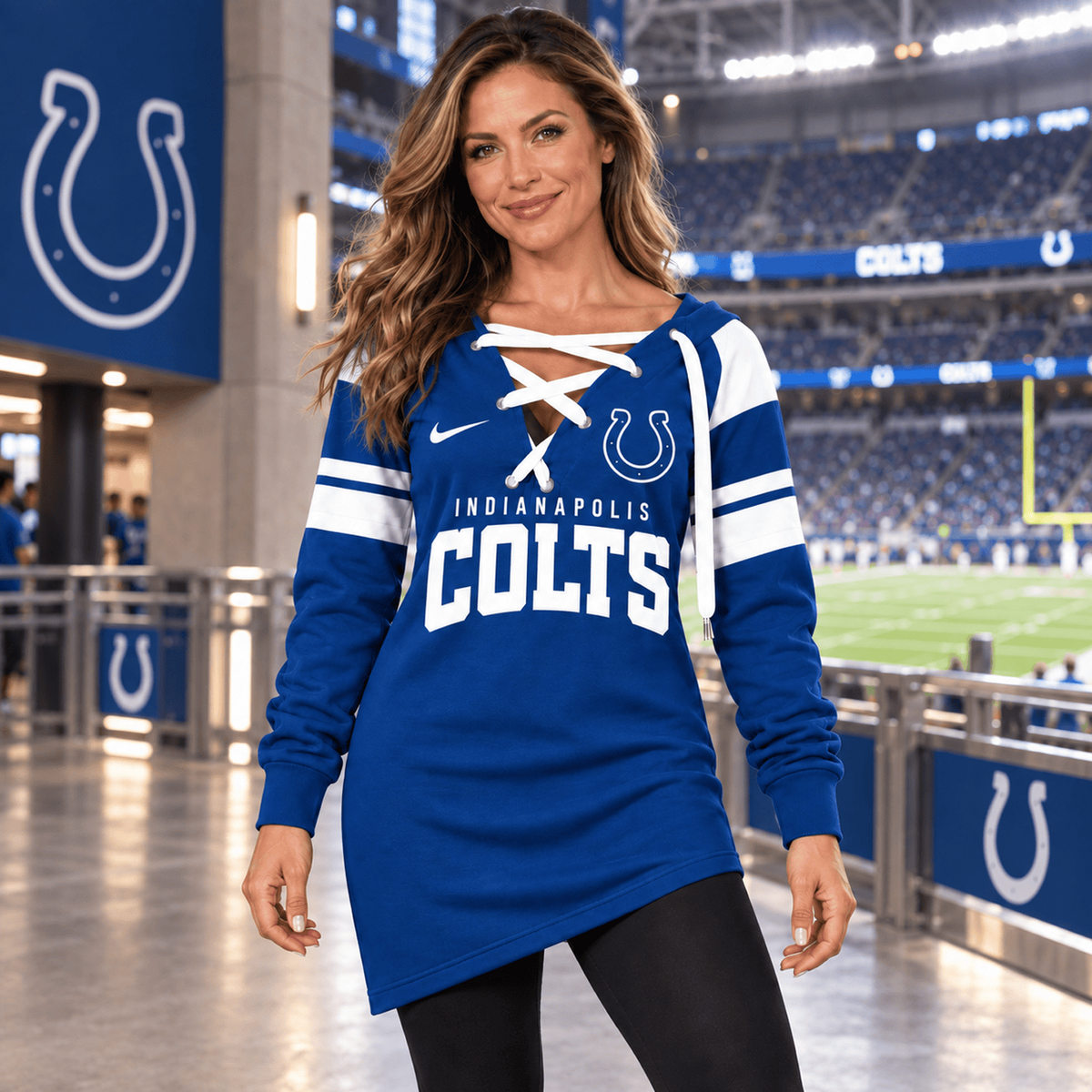 IND x NFL Game Day Spirit Lace-Up Sweatshirt