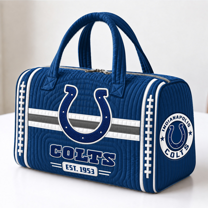 HOU x NFL Quilted Luggage Travel Bag