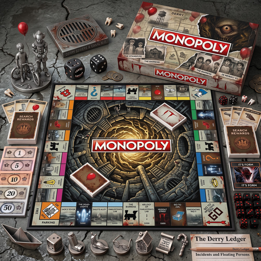 IT-Themed Monopoly Horror Edition Board Game – The Creepy Clown