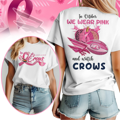 In October We Wear Pink And Watch AC Shirt