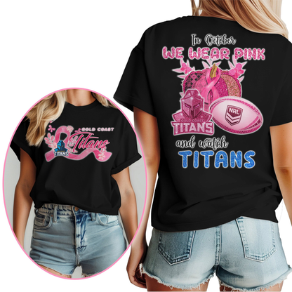 In October We Wear Pink And Watch GCT Shirt