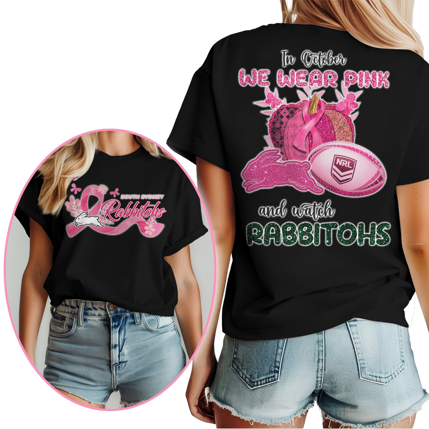 In October We Wear Pink And Watch SSR Shirt