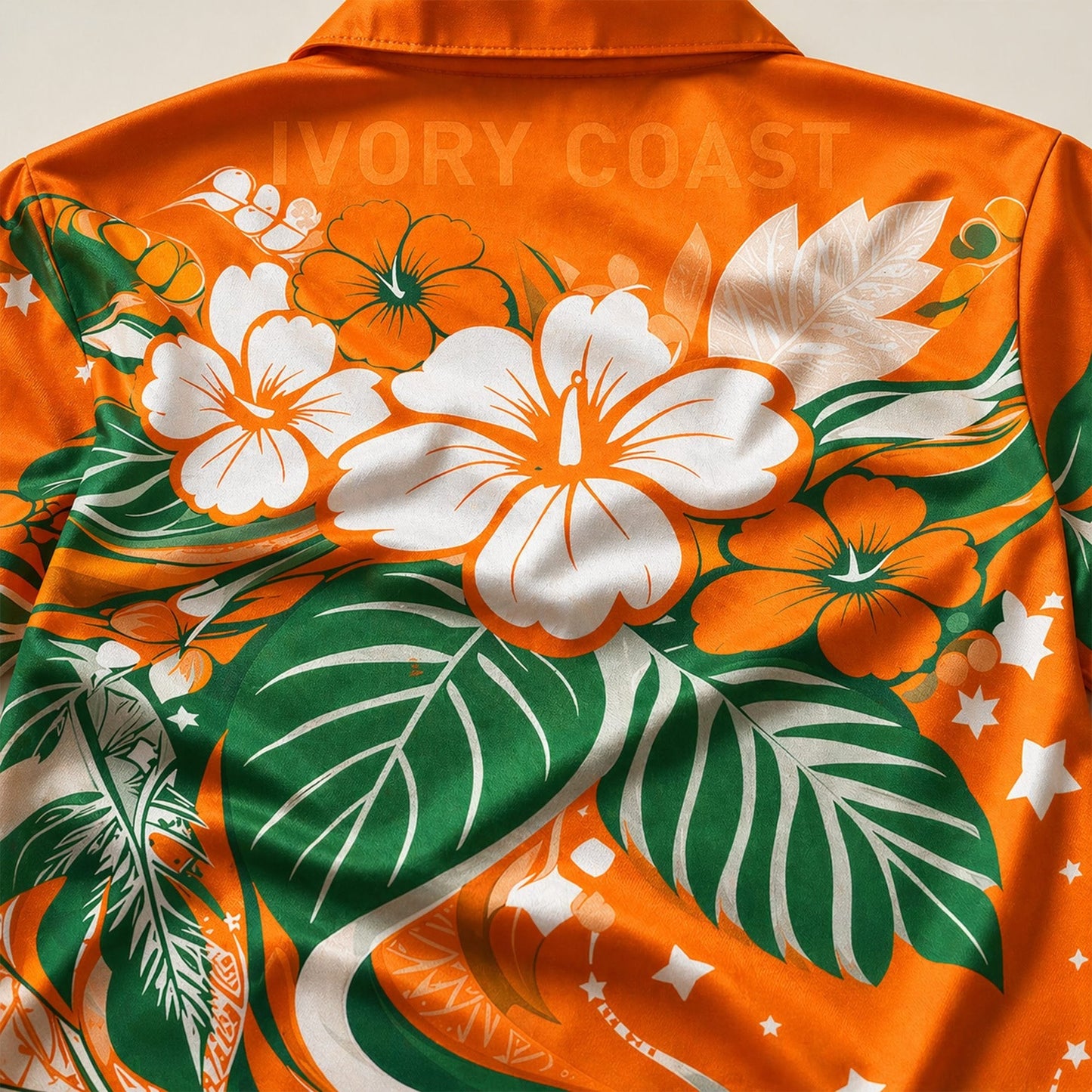 Ivory Coast  World Cup 2026 Floral Hawaiian Shirt PVT02 DATND LBN 90526