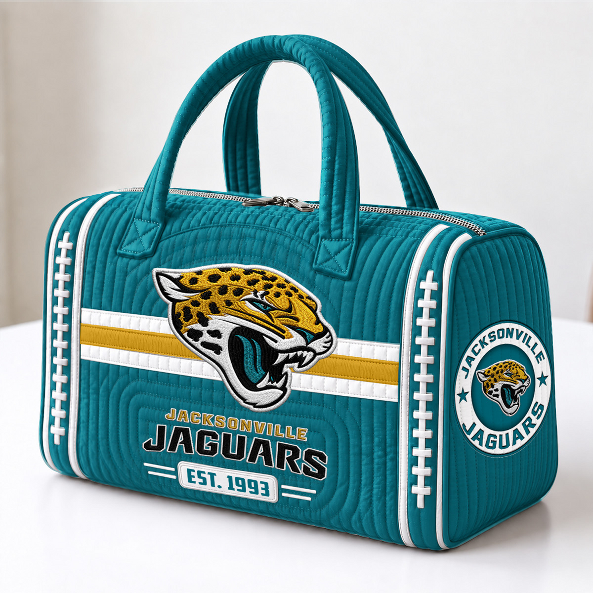 IND x NFL Quilted Luggage Travel Bag