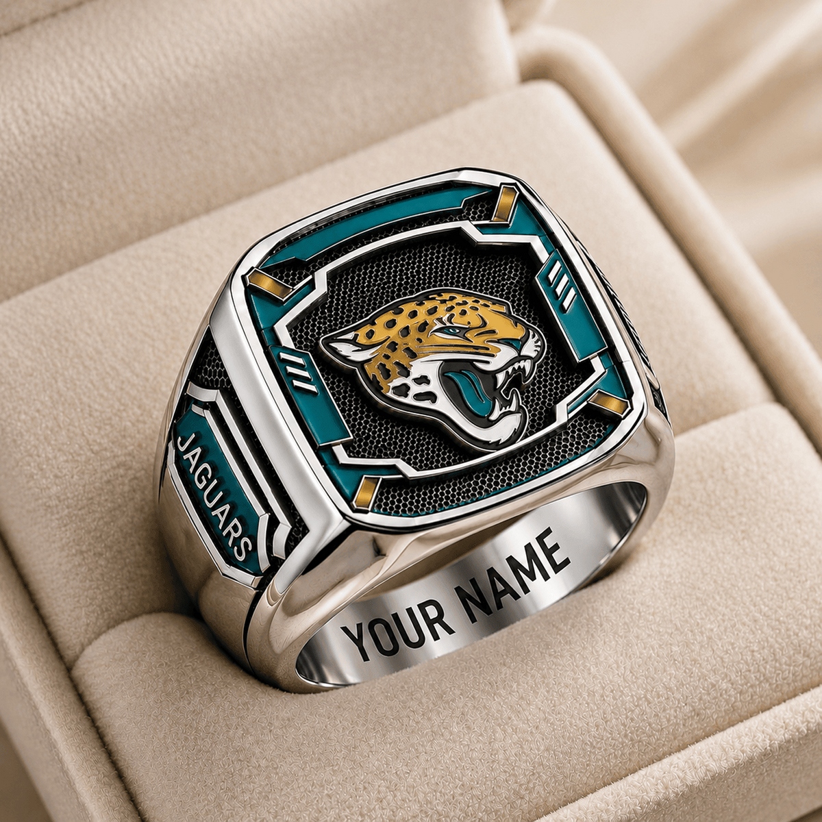 JAC x NFL Special Ring Custom Any Name Gift For Fan Love