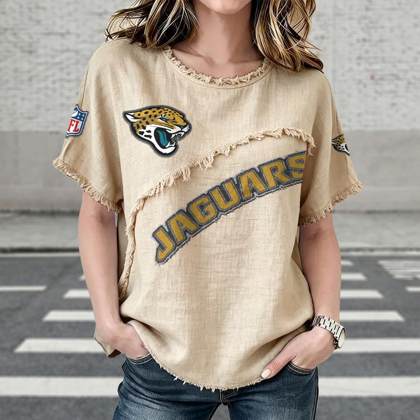 JAC x NFL Women’???s Vintage O-Neck 2905 DatND DVT