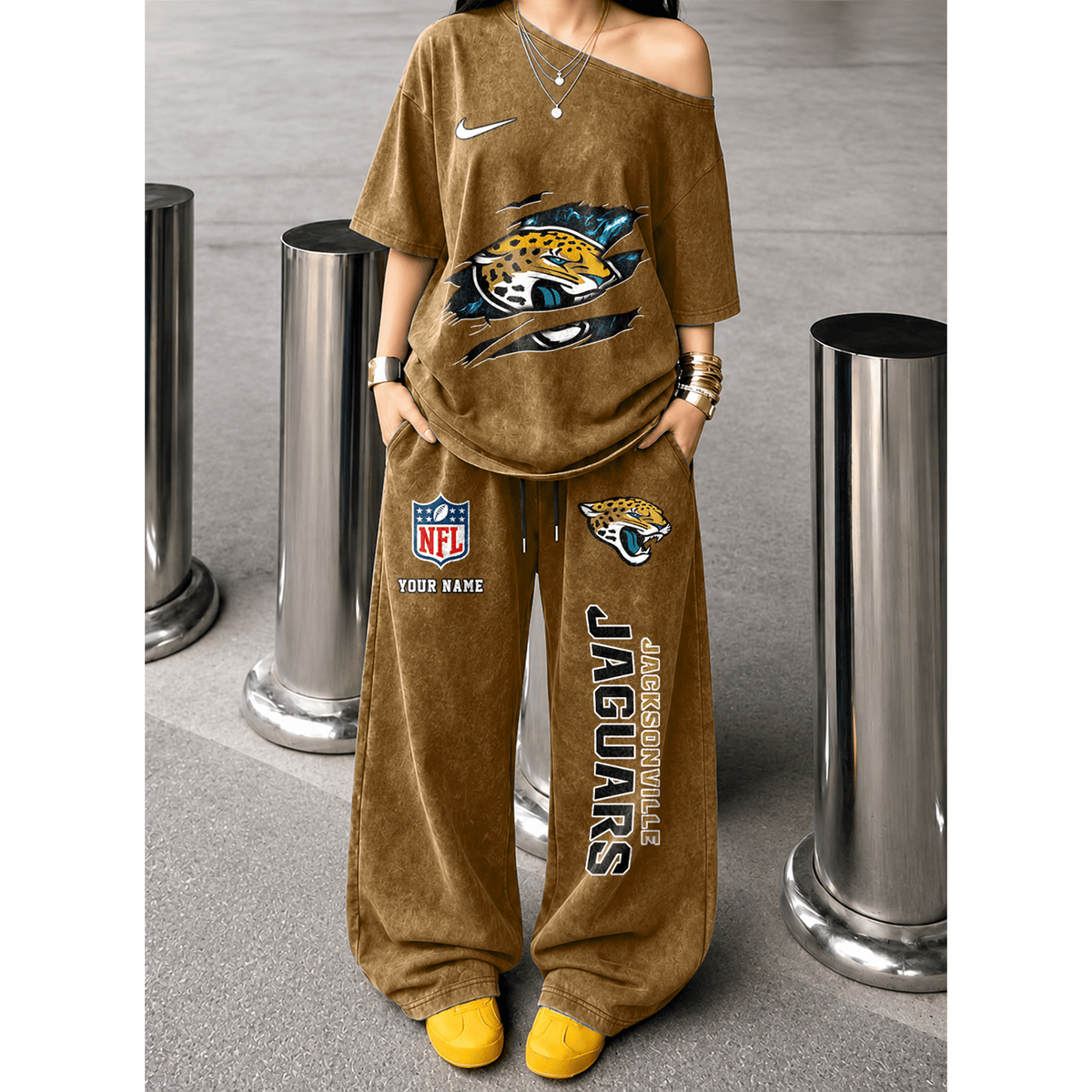 JAX x NFL Relaxed Fit Two Piece Sportswear Set