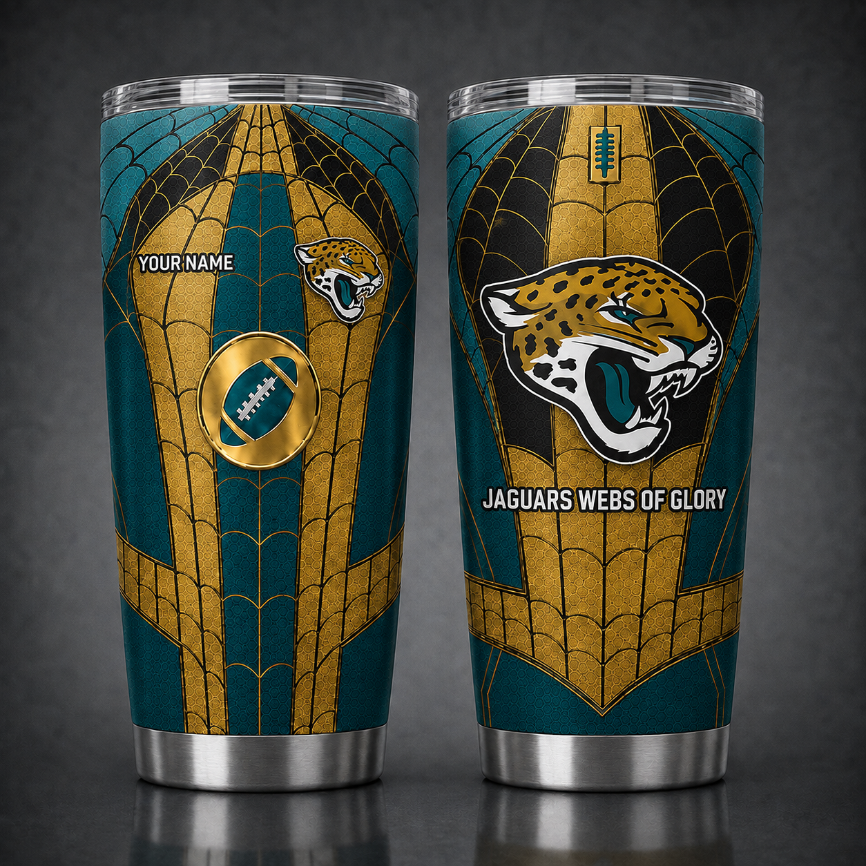 JJ NFL x Spider Premium Classic Tumbler Limited Edition Gift for Football Fans