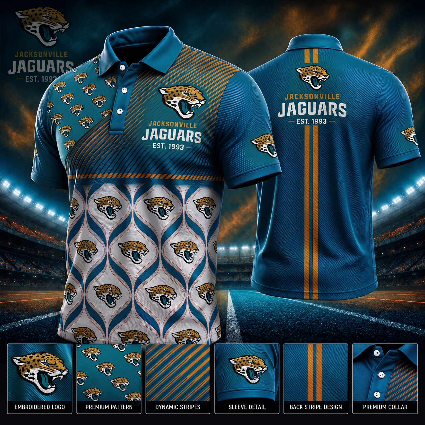 JJ_PREMIUM NFL  EXCLUSIVE POLO SHIRT LIMITED EDITION 200726