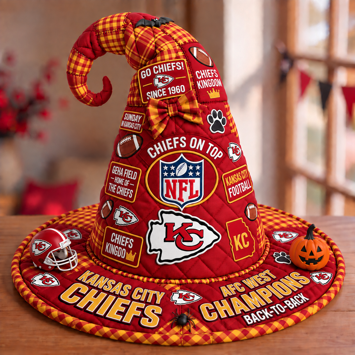 KC x NFL Quilted Witch Hat