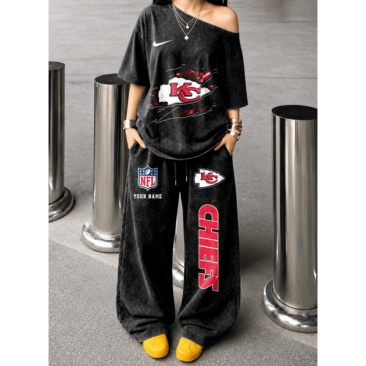 KCC x NFL Relaxed Fit Two Piece Sportswear Set
