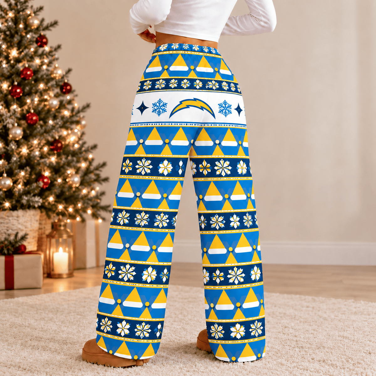 LAC x NFL Holiday Spirit Nordic Pajama Pants