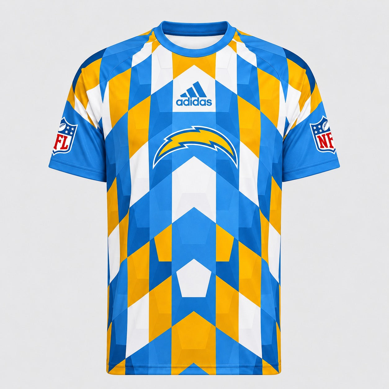 LAC x NFL Premium Geometric Fan Performance T-Shirt