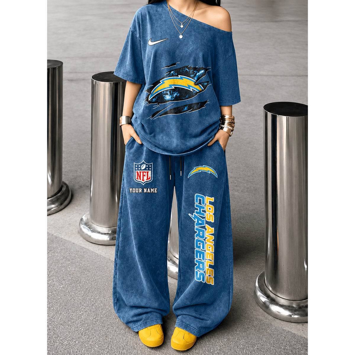 LAC x NFL Relaxed Fit Two Piece Sportswear Set