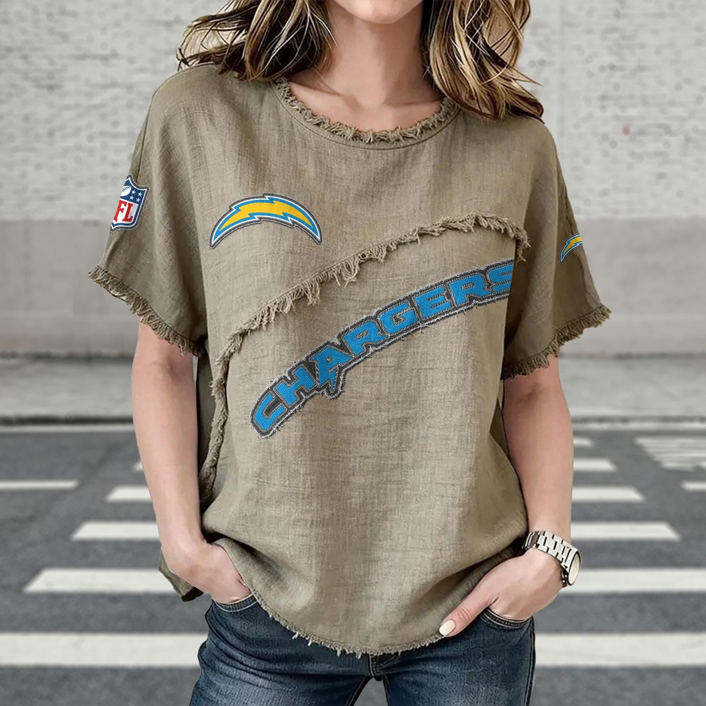 LAC x NFL Women’???s Vintage O-Neck 2905 DatND DVT