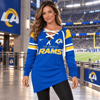 LAR x NFL Game Day Spirit Lace-Up Sweatshirt