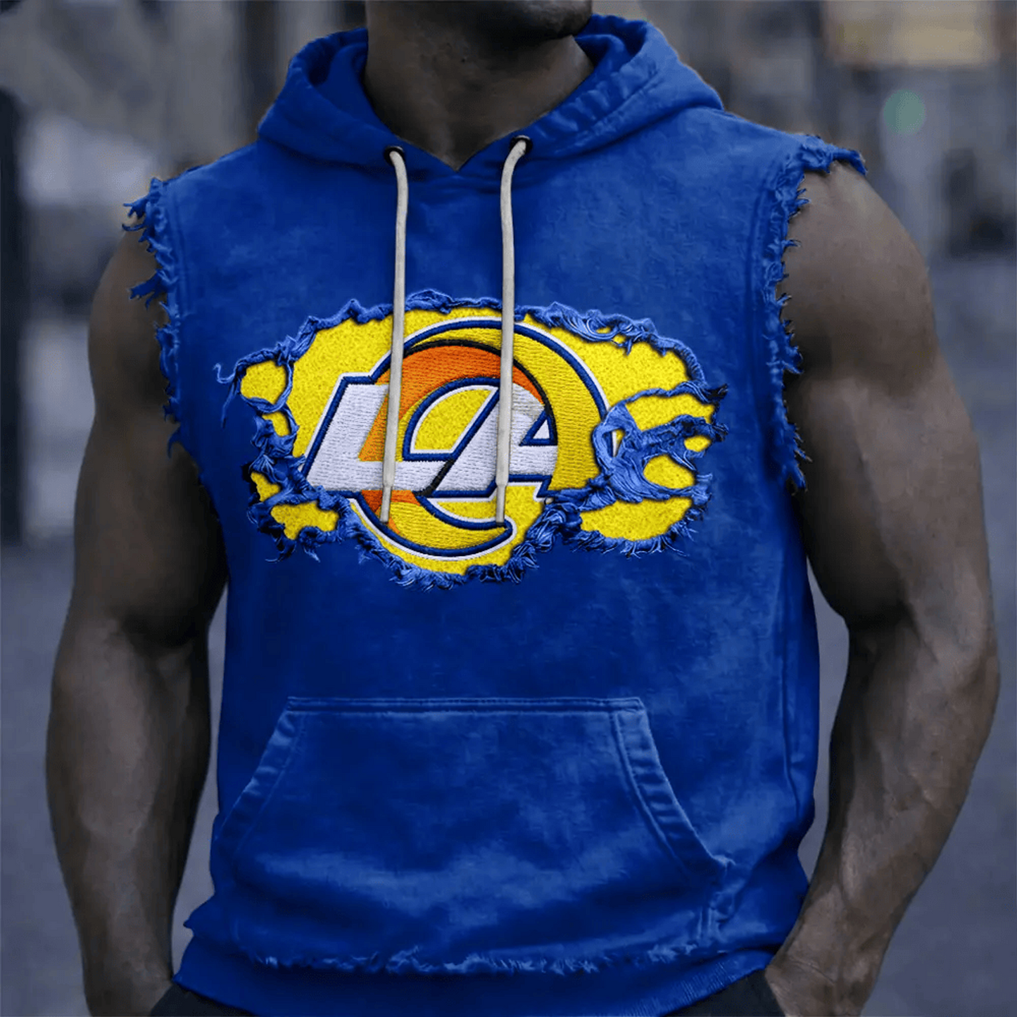 LAR x NFL Men’???s Sleeveless Hoodie Tank DATND TANTD 280526