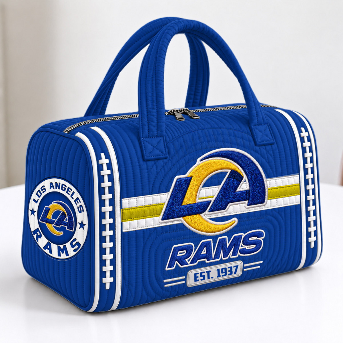 LAR x NFL Quilted Luggage Travel Bag