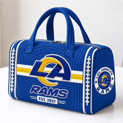 LAC x NFL Quilted Luggage Travel Bag