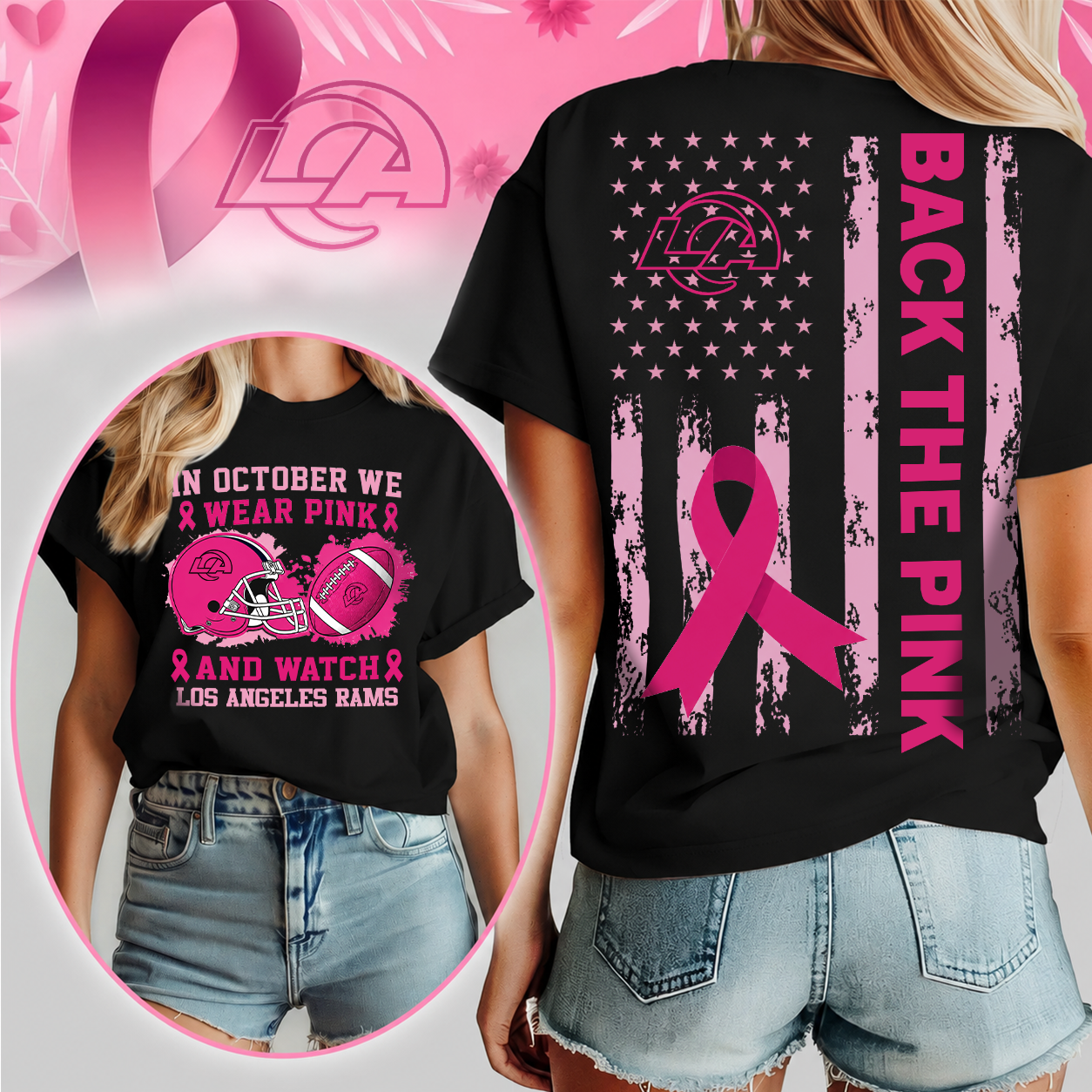 LAR x Pink Out Breast Cancer Shirt