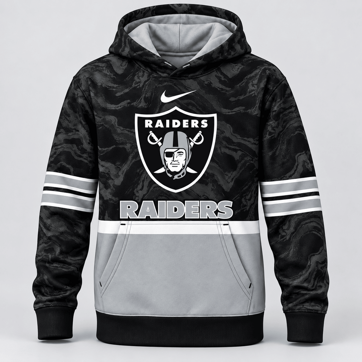 LV Premium NFL Camo Colorblock Pullover Hoodie