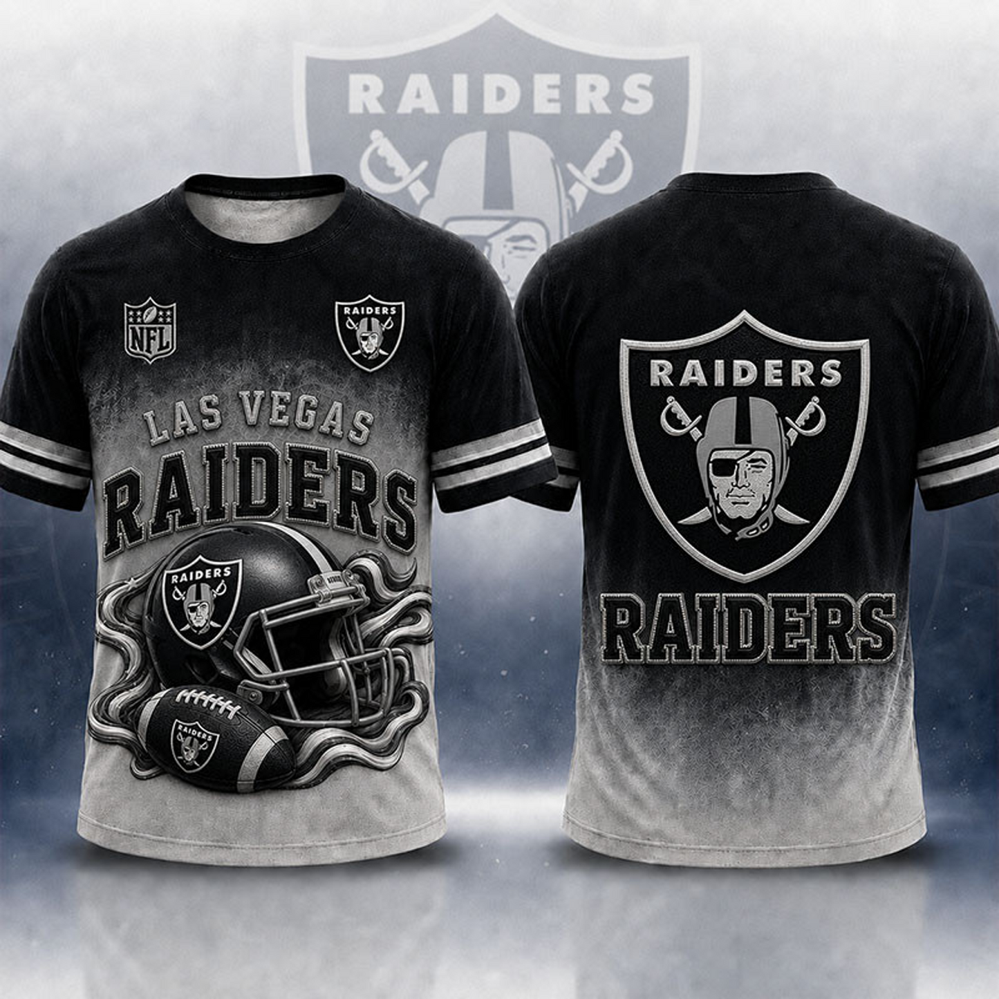 LV X NFL Premium Victory Series 3D T-Shirt 2107