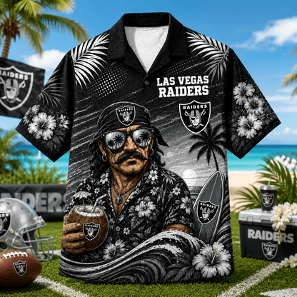 LV x NFL Premium Beach Vibes Hawaiian Shirt