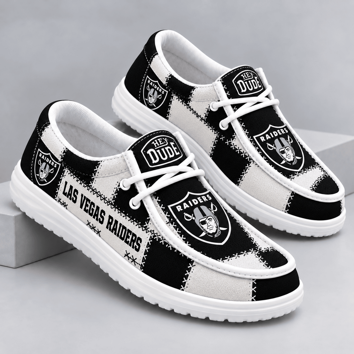 LV x NFL Team Logo Patchwork Loafer Shoes