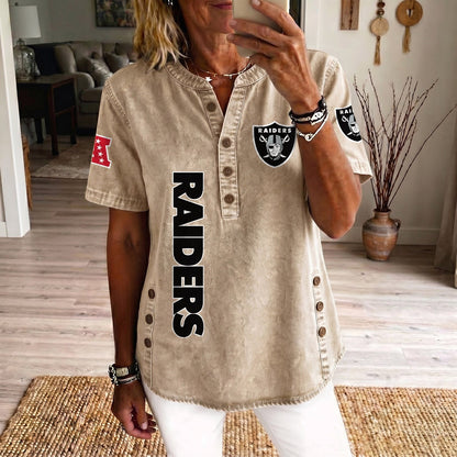 LV x NFL Women’???s Denim Casual Tops DATND LBN 190526