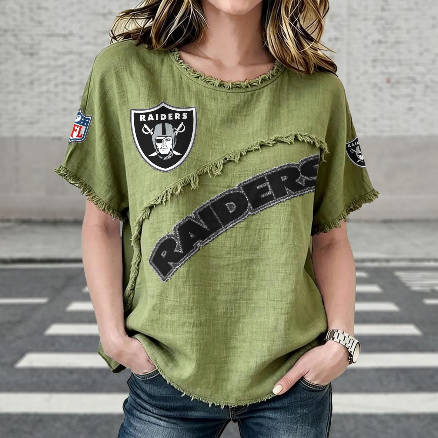 LV x NFL Women’???s Vintage O-Neck 2905 DatND DVT
