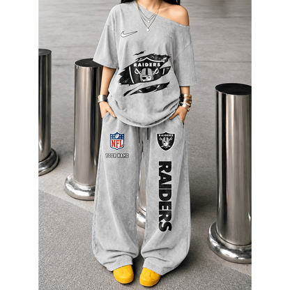 LVR x NFL Relaxed Fit Two Piece Sportswear Set