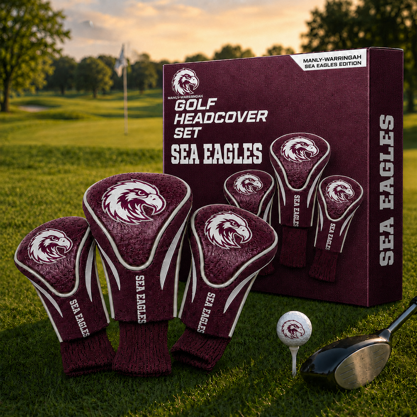 MAN Team Golf NRL 3-Pack Contour Sock Headcovers