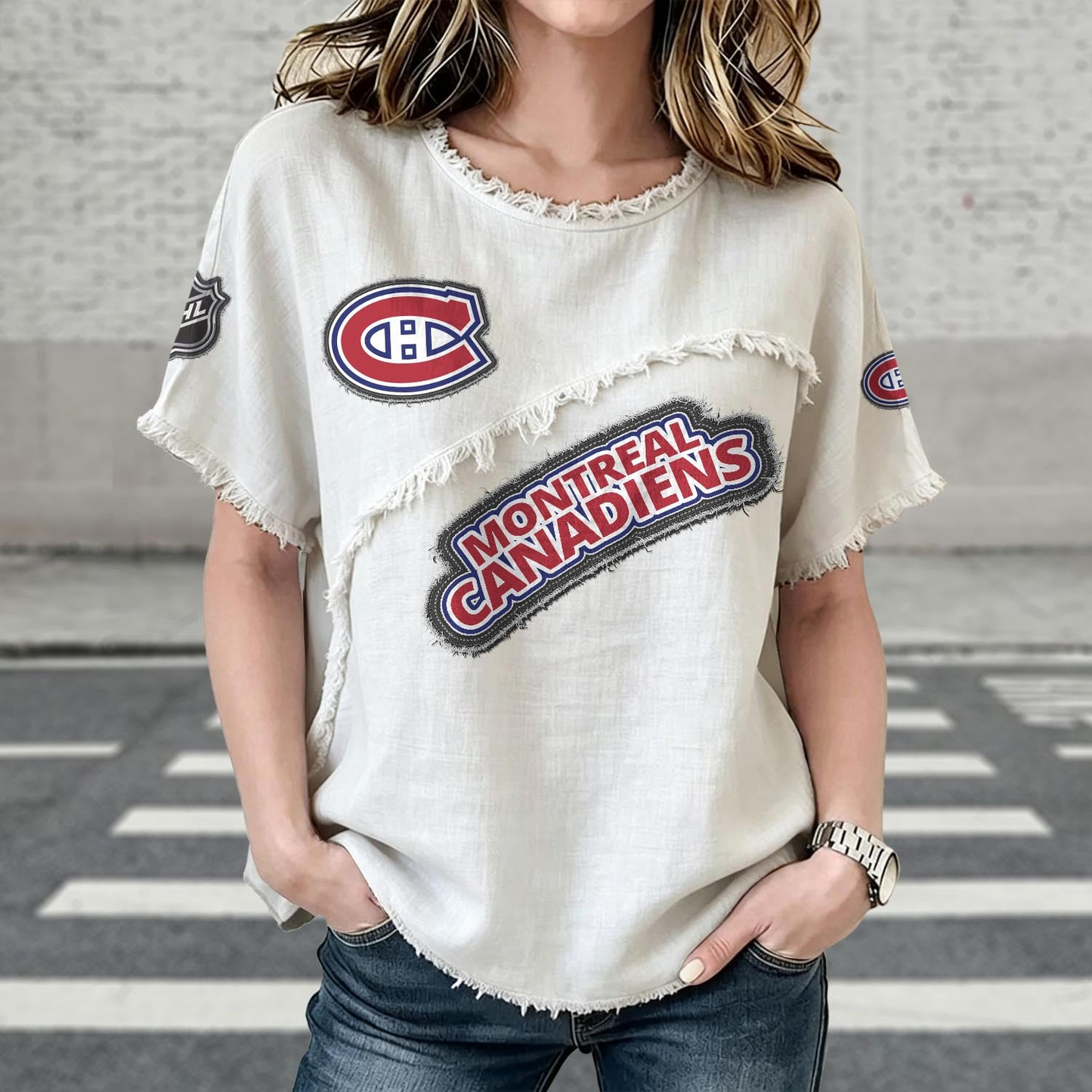 MC x NHL Women’???s Vintage O-Neck 2905 DatND DVT