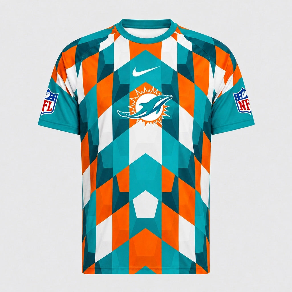 MD x Premium NFL Geometric Fan Performance T-Shirt
