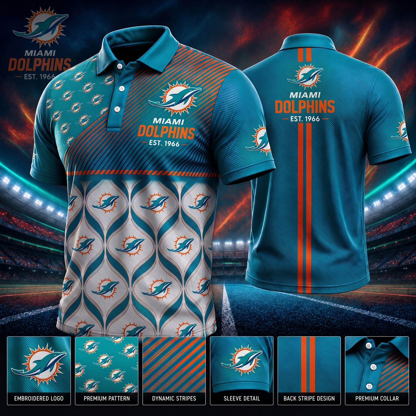 MD_PREMIUM NFL  EXCLUSIVE POLO SHIRT LIMITED EDITION 200726