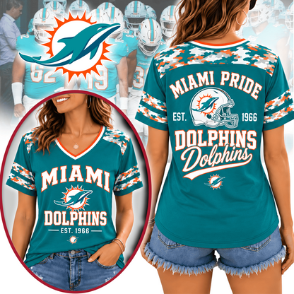 MIA Premium NFL All-American Camo V-neck
