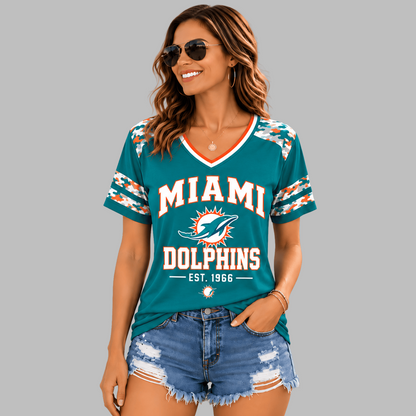 MIA Premium NFL All-American Camo V-neck