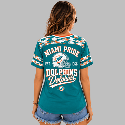 MIA Premium NFL All-American Camo V-neck