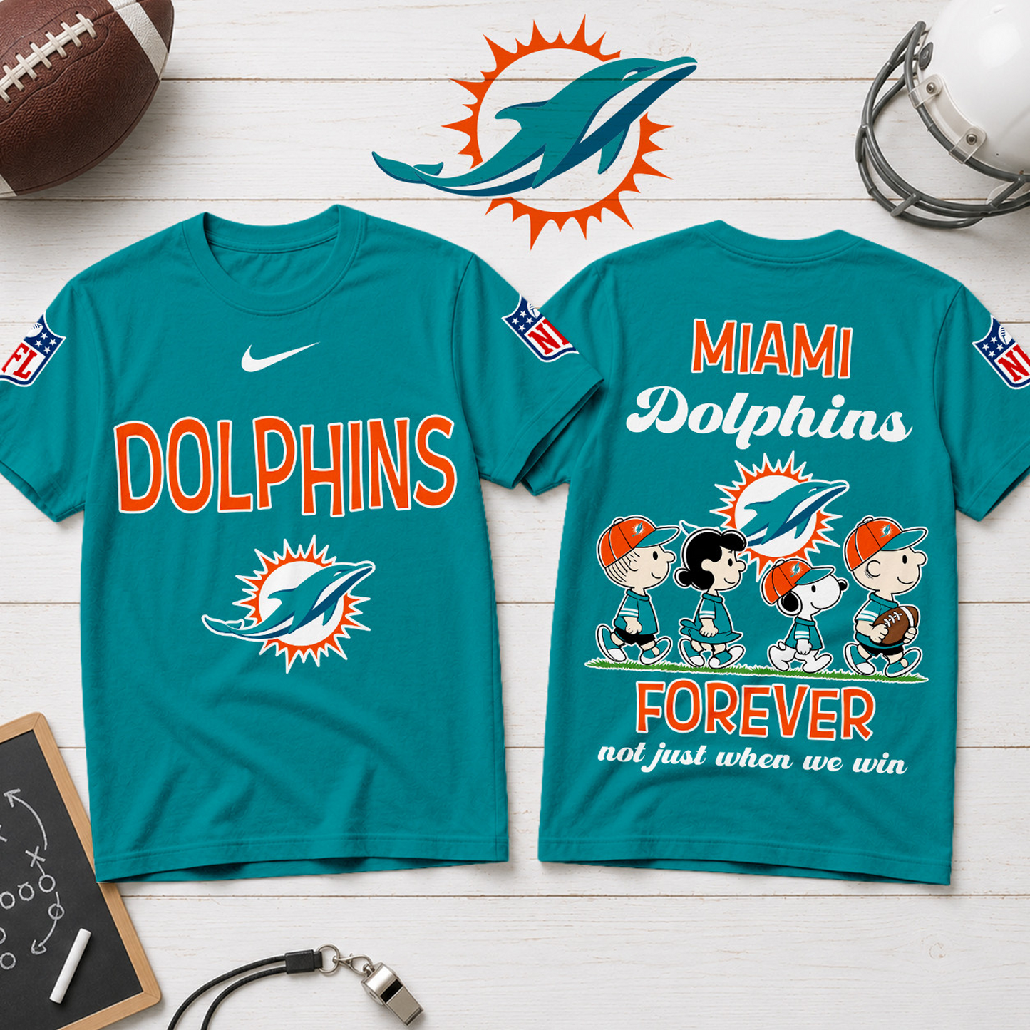 MIA x NFL Forever – Peanuts Football Fan 3D Shirt 2007
