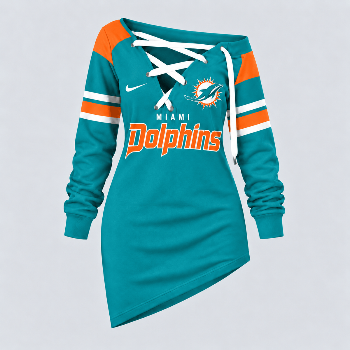 MIA x NFL Game Day Spirit Lace-Up Sweatshirt