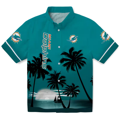 MIA x NFL Hawaiian Shirt ’??? Beach Sunset DATND TANTD 270526