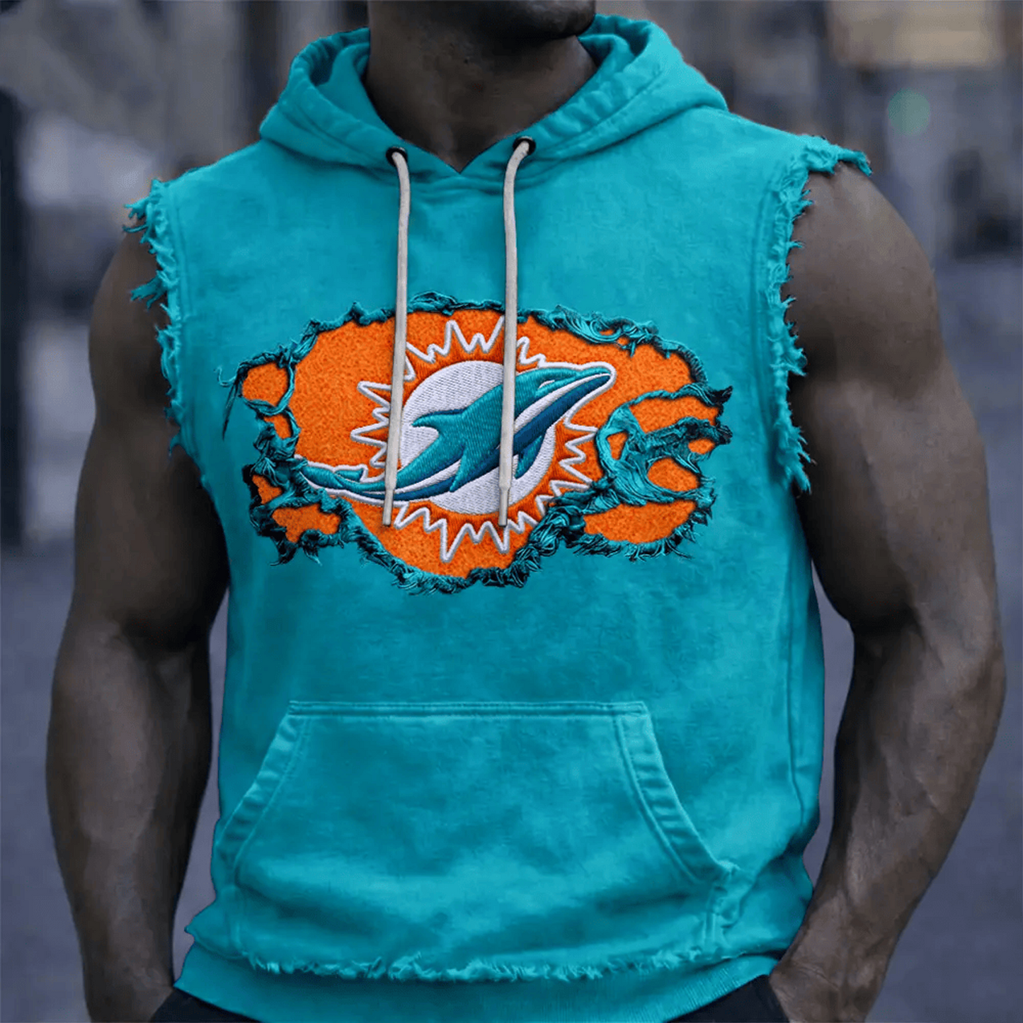 MIA x NFL Men’???s Sleeveless Hoodie Tank DATND TANTD 280526