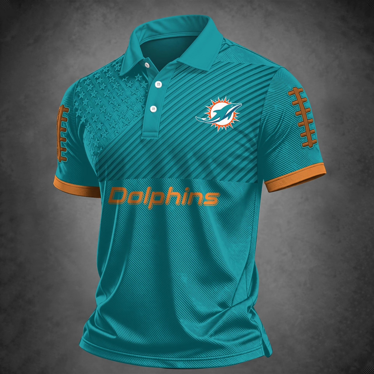 MIA x NFL Premium Polo Shirt
