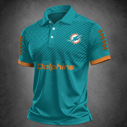 MIA x NFL Premium Polo Shirt