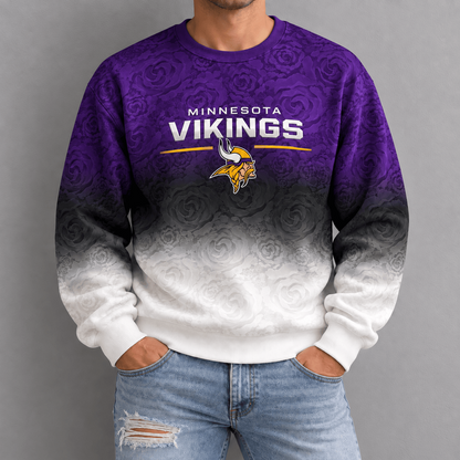 MIN x NFL Embossed Rose Ombre Sweatshirt
